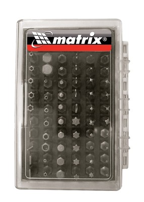 ИНСТРУМЕНТИ  Комплект битове с магнитен адаптер 61 броя MTX