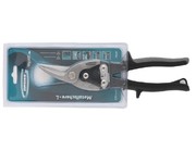 Ножица за метал Piranha 250 mm право и ляво рязане с лостов механизъм двукомпонентна дръжка GROSS