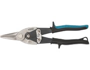 Ножица за метал Piranha 250 mm право рязане с лостов механизъм и двукомпонентна дръжка GROSS