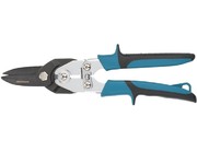 Ножица за метал Piranha усилена 255 mm право  рязане с двукомпонентни дръжки GROSS