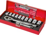 Комплект инструменти 12 части 1/2 10-24 mm MTX MASTER 