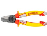 Ножица за рязане на кабел 160 mm изолирана дръжка до 1000 V трикомпонентна дръжка GROSS